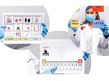 As #COVID19 cases unfortunately increase, we need to prepare for patients who will go on ventilators and need a way to communicate. Our tools are still available (in 16 languages) and FREE!  

patientprovidercommunication.org

#criticalcare #meded  #ICUrehab #AAC #COVID19rehab #SLPeeps