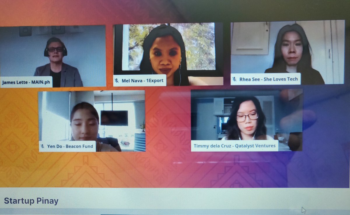 diyarista's tweet photo. NOW: Manila Angel Investors Network facilitates the "Startup Pinay" discussion w/ female players in the startup industry at the PH Startup Week 2020. #PHSW20 .@inquirerdotnet .@InquirerBiz https://t.co/kEZm8DTJ84