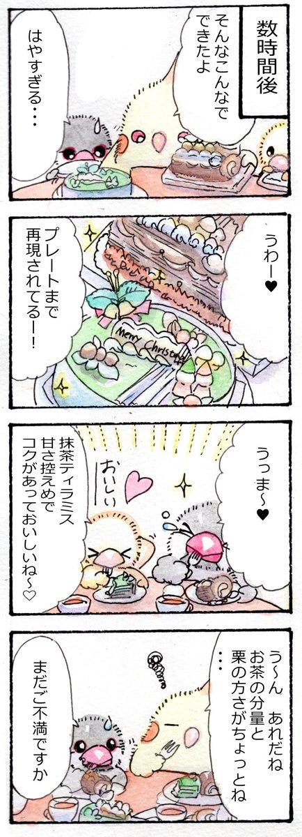 クリスマスケーキ試作④
#かいどりさん 