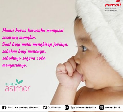 OMAIOfficial's tweet photo. Hy mams, Mamsi juga bisa berusaha menyusui sesering mungkin. Saat bayi mulai menghisap jarinya, sebelum bayi menangis, sebaiknya segera coba menyusuinya.
#ObatModernAsliIndonesia
#ASIPasti
#OMAIBagiNegeri
#PejuangkASIh https://t.co/ubwkL4SSkZ