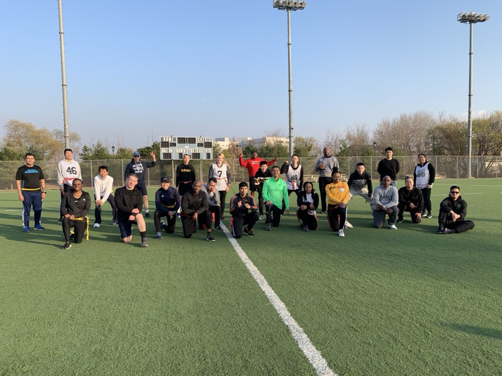 RobertSketch's tweet photo. Thankful to serve with this awesome @8thUSArmy G1 team. They love taking care of Soldiers and Families, punch above their weight every day and win. 2d annual 8A G1 Turkey Bowl #PeopleFirst #AG #howikorea #ArmyHRC https://t.co/C2MxtyH50k
