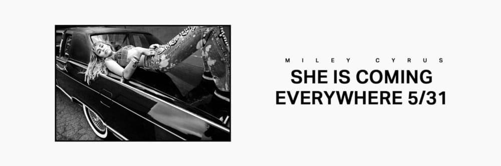 As we all know, the original M7 was titled SHE IS MILEY CYRUS, set to be released as a set of 3 EPs, (SHE IS COMING, SHE IS HERE, SHE IS EVERYTHING) in 2019. However, we believe that this actually wasn't the first evolution of this album....