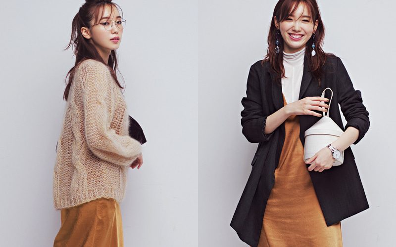 小学館 Oggi 映えて着回せる きれい色 サテンキャミワンピース が最強 3コーデで着回し T Co Bu8oaqfdbi 飯豊まりえ 着まわし 着まわしコーデ 着回し 冬コーデ 冬ファッション 冬服 冬服コーデ コーデ コーディネート 着こなし