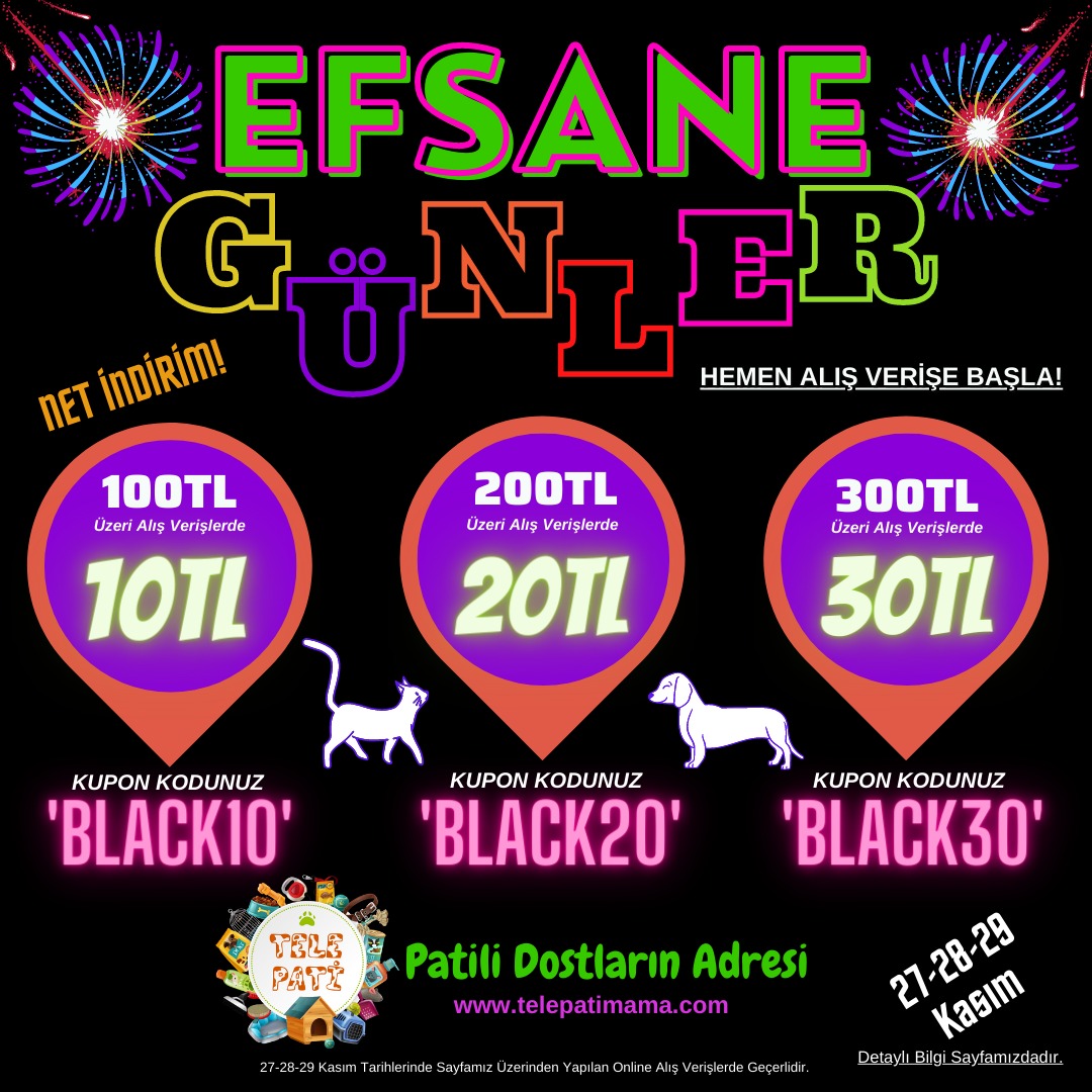 telepatimama's tweet photo. Efsane Günler Başlıyor!.. 27-28-29 Kasım Tarihlerinde, 
Evcil Dostlarının İhtiyaçlarını Online Al #evdekal Adresine Gelsin! Hemen Kaydol! Sepetini Hazırla... 😻

#telepatimama #patilidostlarınadresi #evcilhayvanürünleri https://t.co/pqSDcfXQTz