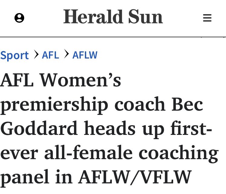DarebinFalcons's tweet photo. Hey @theheraldsun, the 2018 @DarebinFalcons VFLW coaching panel says hi. 👋🏽 https://t.co/hJsjltFoFh