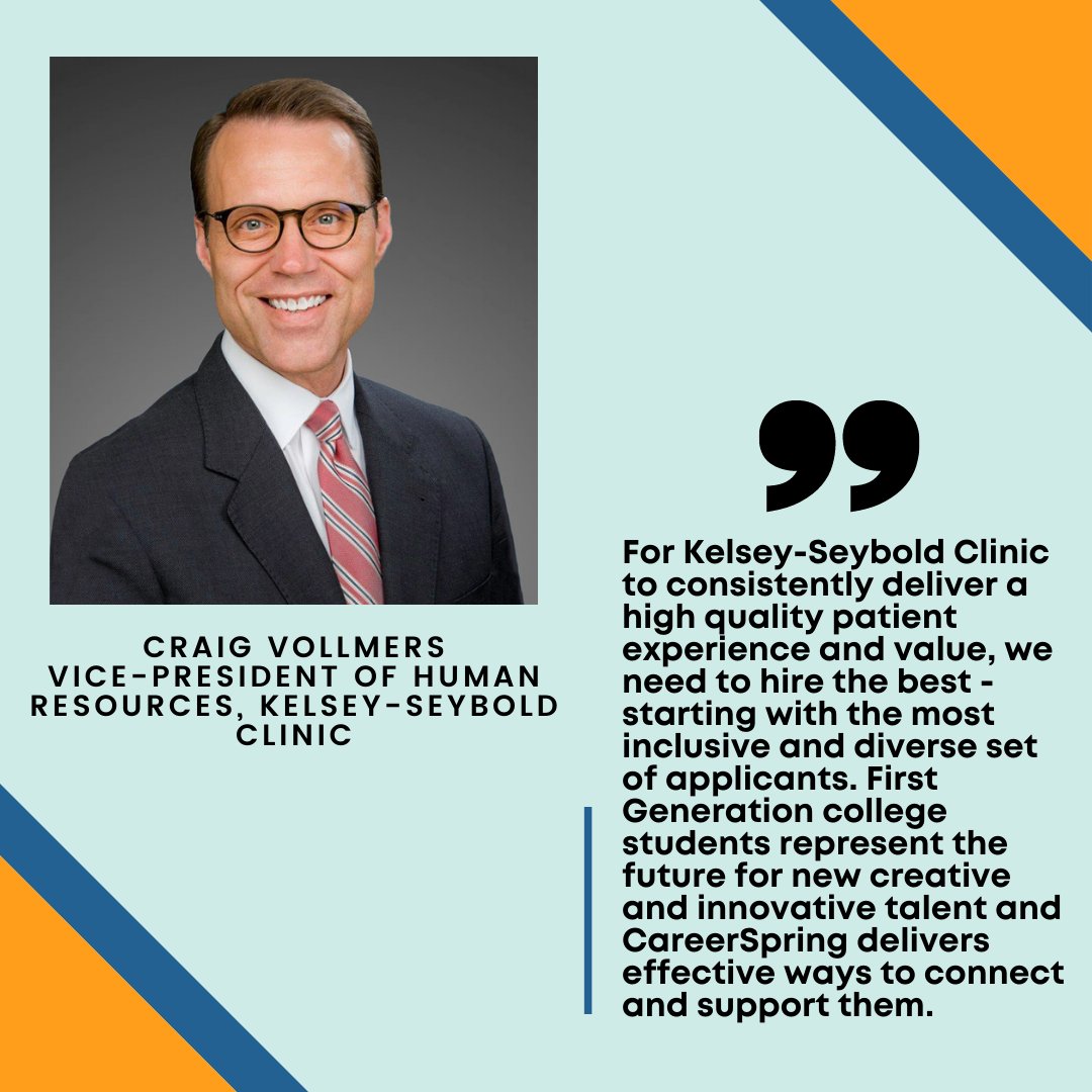 We're overjoyed to be partnering with excellent organizations like <a href="/KelseySeybold/">Kelsey-Seybold Clinic</a> who clearly see the value of first generation students' potential!