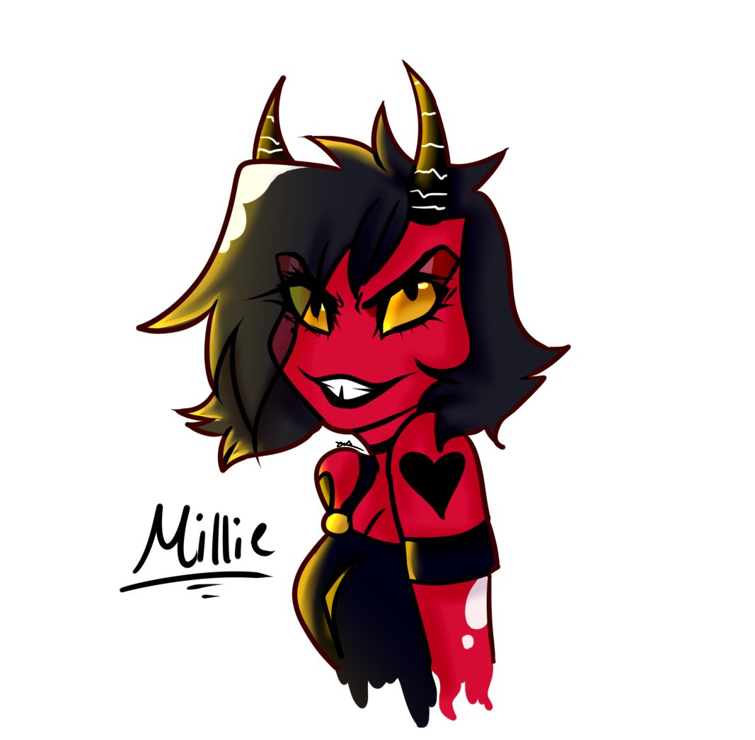 furrasa's tweet photo. ultimamente e estado viendo helluva boss y hazbin hote y la verdad me han encantado muchisimo se los recomiendo y bueni mis cariños les dejo un dibujo de Millie y de Angel dust <3 #HazbinHotel #HelluvaBoss #HazbinHotelAngelDust #HelluvaBossMillie https://t.co/gfJ5PtRZ6F
