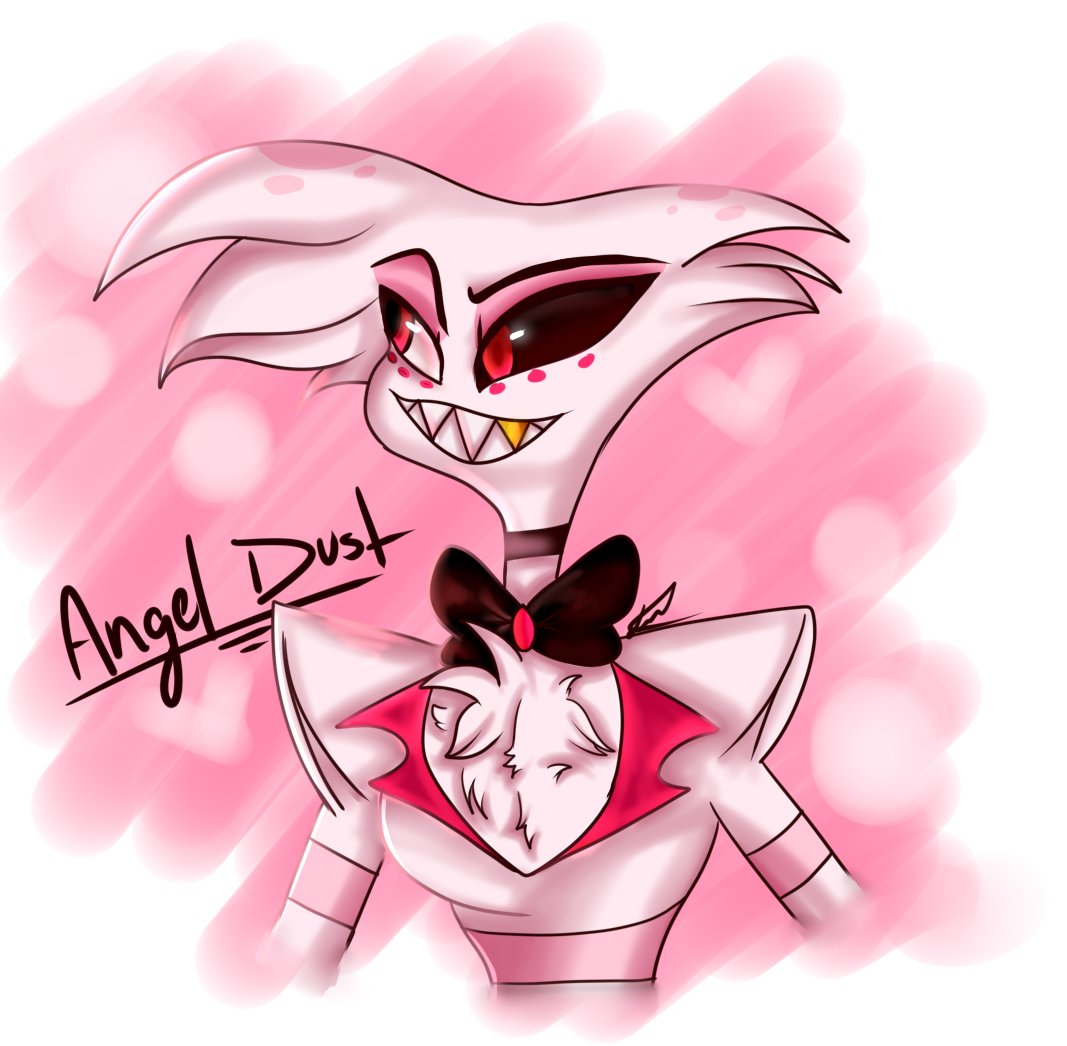 furrasa's tweet photo. ultimamente e estado viendo helluva boss y hazbin hote y la verdad me han encantado muchisimo se los recomiendo y bueni mis cariños les dejo un dibujo de Millie y de Angel dust <3 #HazbinHotel #HelluvaBoss #HazbinHotelAngelDust #HelluvaBossMillie https://t.co/gfJ5PtRZ6F