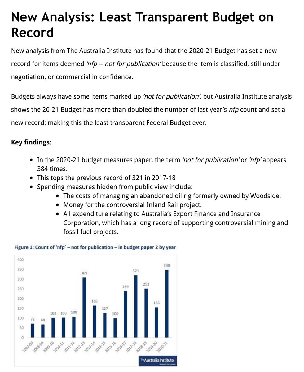 jommy_tee's tweet photo. Cormann's pitch to the @oecd vs reality of least transparent budget on record, no federal ICAC, as well more rorted programs/grants/land sales than ever. https://t.co/2ifQEFBiSg
