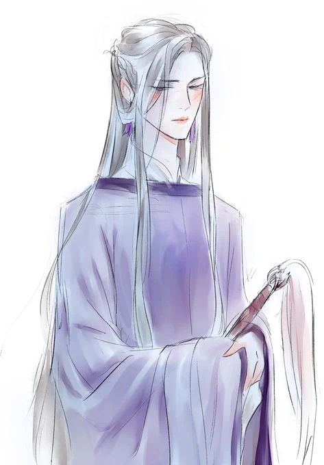 new tgcf stans! this is mei nianqing (no official design). ,,please stan him 