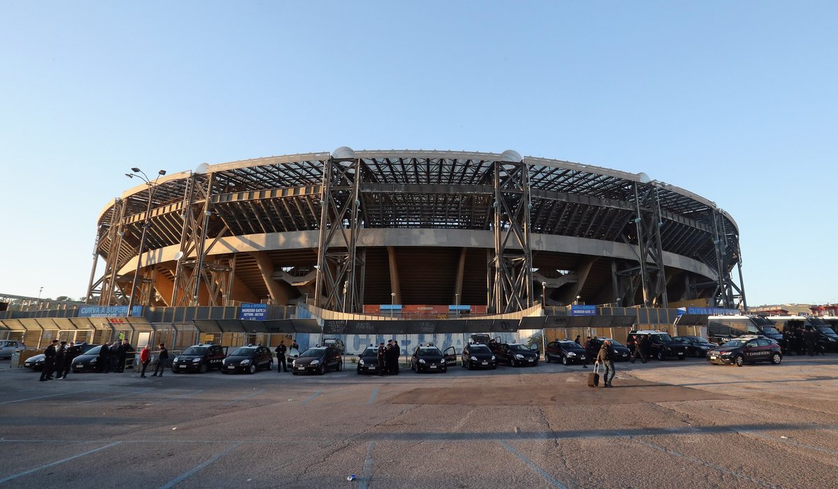 CBSSportsGolazo's tweet photo. OFFICIAL: Napoli's stadium ‘San Paolo’ will be re-named in honor of Diego Maradona. https://t.co/hraSi4jPYd