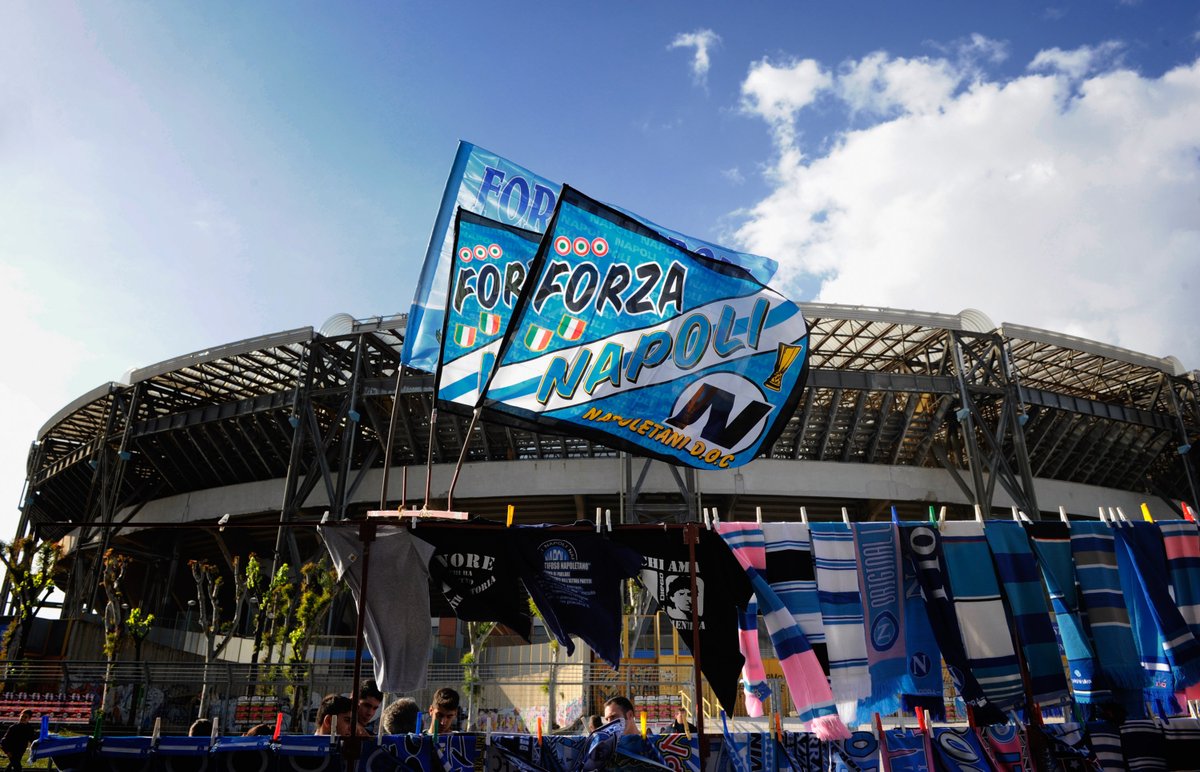 CBSSportsGolazo's tweet photo. OFFICIAL: Napoli's stadium ‘San Paolo’ will be re-named in honor of Diego Maradona. https://t.co/hraSi4jPYd