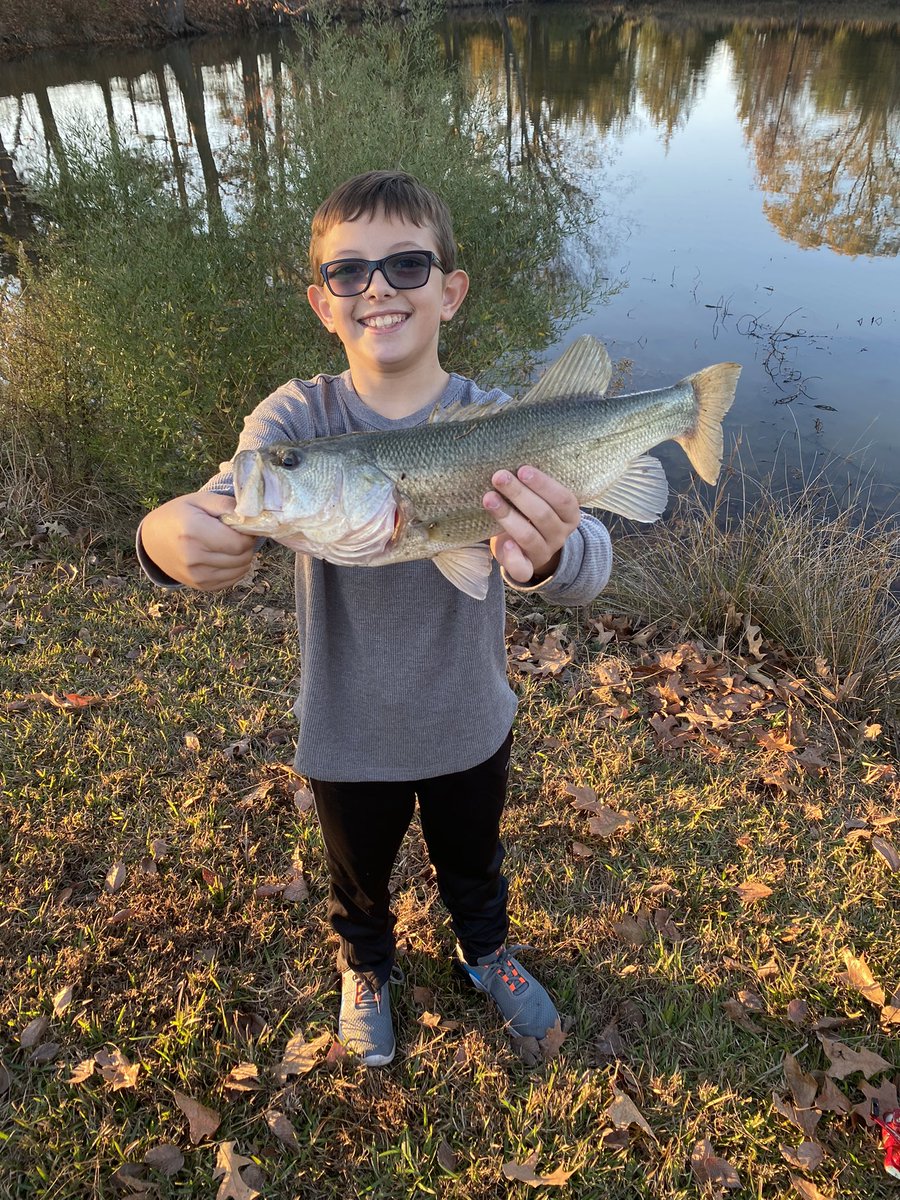 WaldieMichael's tweet photo. Get those kiddos outside, great fall pond fishing day! #RollTribe https://t.co/nSWRJ4efmZ