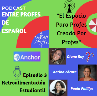 Coming up!!!!! December episode 3 #podcast #entreprofesdeespanol. We will talk about online and face to face feedback for Spanish learners. Listen to our new December episode soon <a href="/anchor/">Jackie Westrick</a> <a href="/SraMissPhillips/">🇵🇪🇺🇸 Paola Phillips 🇺🇸🇵🇪</a> <a href="/TeachSpanishTX/">Zárate</a> #education #edutwitter #Spanish #distancelearning #Feedback