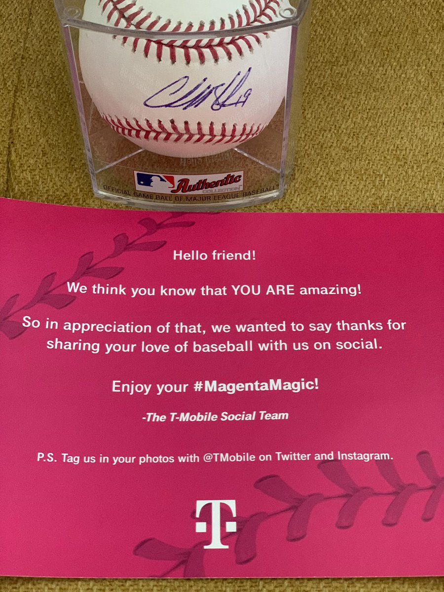 ermonacelli's tweet photo. Thanks, my lifelong and undying love of baseball. Chuck is one of my favorite players and nicest people I’ve met. #MagnetaMagic https://t.co/kNFCV1qw4z