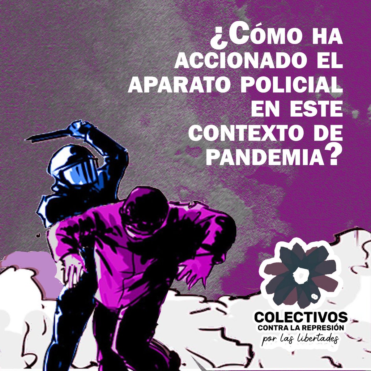 NoEsLaForma's tweet photo. ¿Cómo ha accionado el aparato policial en este contexto de pandemia? 

Nos hacemos algunas preguntas y buscamos respuestas al tiempo que pensamos y descubrimos juntxs nuevas formas de resistencia y organización... https://t.co/WMIkS9xRcU