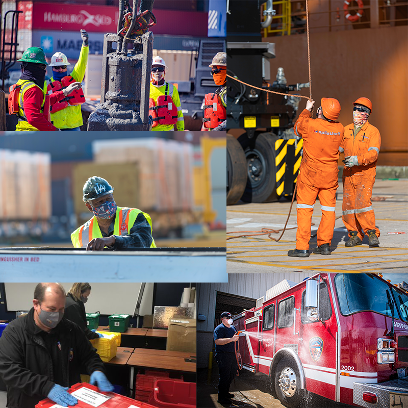 Port_Houston's tweet photo. We are forever thankful to our essential workers who are on the frontlines keeping business going strong. We appreciate all that you do when it matters the most. #Thankful #Blessed #WeekofGivingThanks #PortHOUlife https://t.co/KRU7jm383c