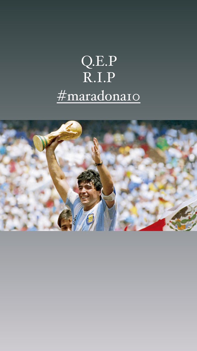 Johisandrade's tweet photo. Wow! Como no reconocer que se fue un duro en la historia del fútbol! Q.P.D ⚽️ 🙏 #maradona 

Wow! Difficult not to recognize that just left one of the greatest icons in the history of soccer. R.I.P ⚽️ 🙏 #HastaSiempreDiego #DiegoArmandoMaradona #Argentina #AdiosDiego #D10S https://t.co/YrArxbUWTc