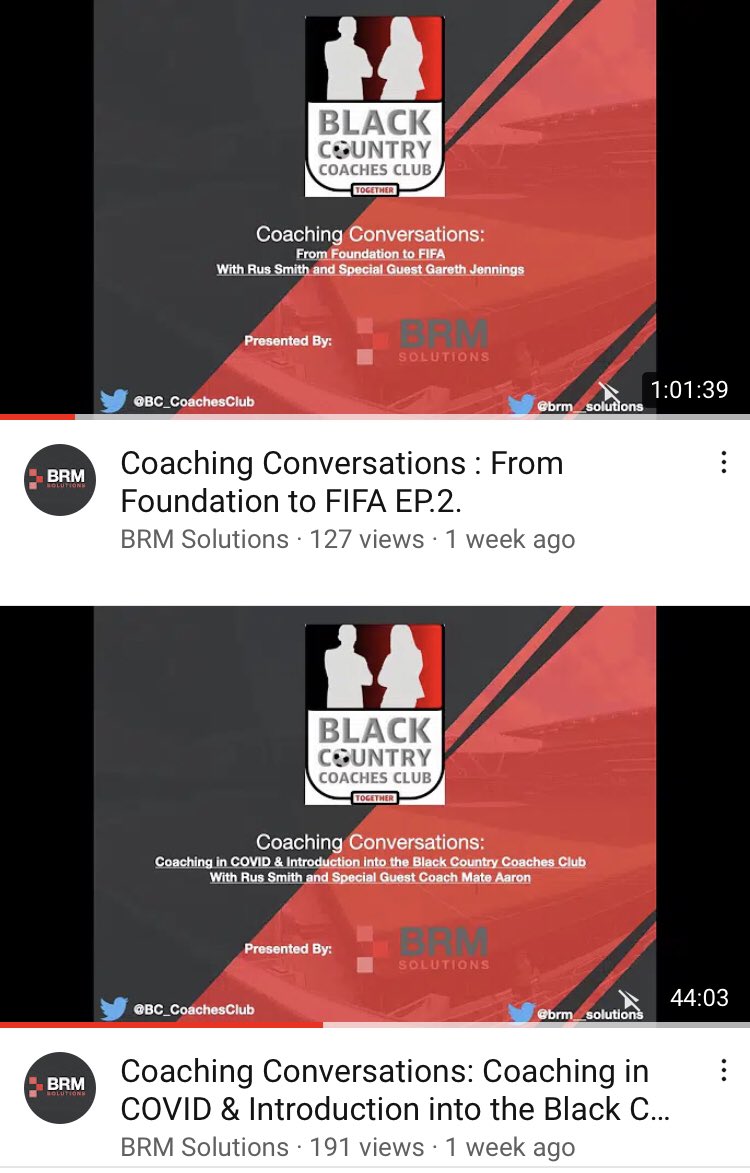 BC_CoachesClub's tweet photo. Before Return to play -With our @brm__solutions & @BC_CoachesClub Coaching conversations series-
This #Thursday @rwilliams72
#Monday #CoachMates Chat
Then the big- Finale Thursday 3rd December @sturge_p ⚽️⚽️
Tune in and have a great listen to some on the 🚌 Chat https://t.co/wMSkG96eo4