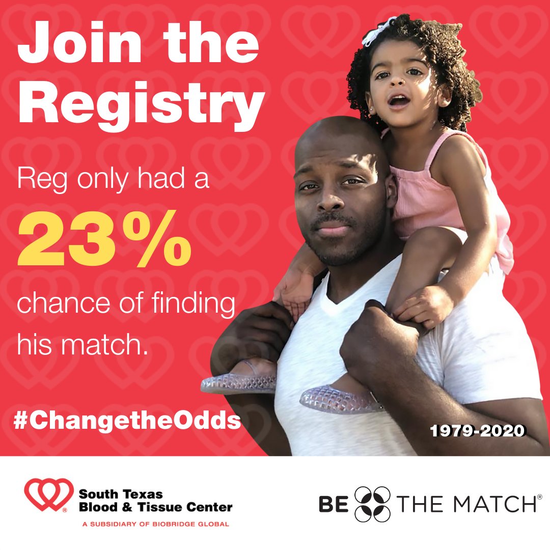 SAMetroHealth's tweet photo. Reg needed a perfect marrow donor match to fight leukemia. Reg couldnβt find a match, but he inspired hundreds of people to join the @BeTheMatch registry. #ChangetheOdds. Join the registry: https://t.co/CutBg9y8V6
#NationalMarrowAwarenessMonth #ReggieStrong https://t.co/kfCT6FnfM7