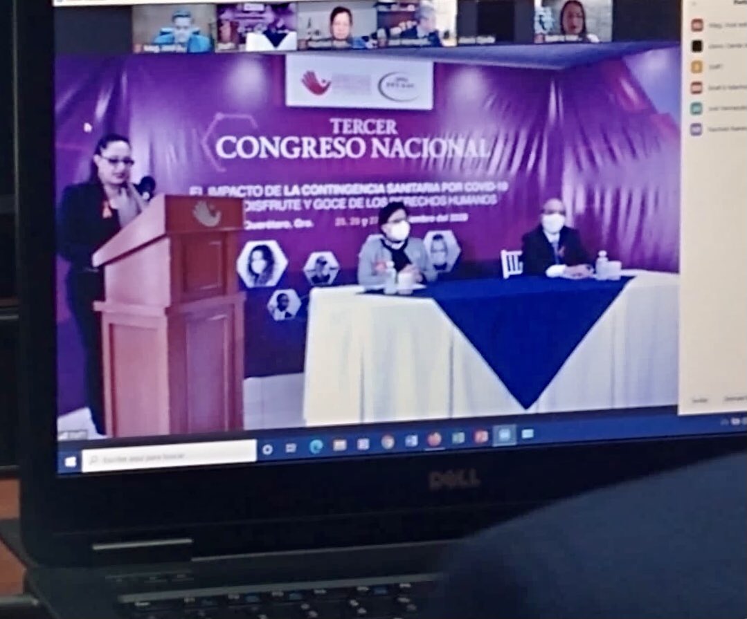 Participación del Magistrado Presidente José Antonio Ortega Cerbón, en la Inauguración del Tercer Congreso Nacional: "El impacto de la Contingencia Sanitaria por Covid-19, en el disfrute y goce de los derechos humanos". Organizado por <a href="/DDHQRO/">DDHQro</a> y <a href="/FECAAQ/">FECAAQ</a> . ⚖️