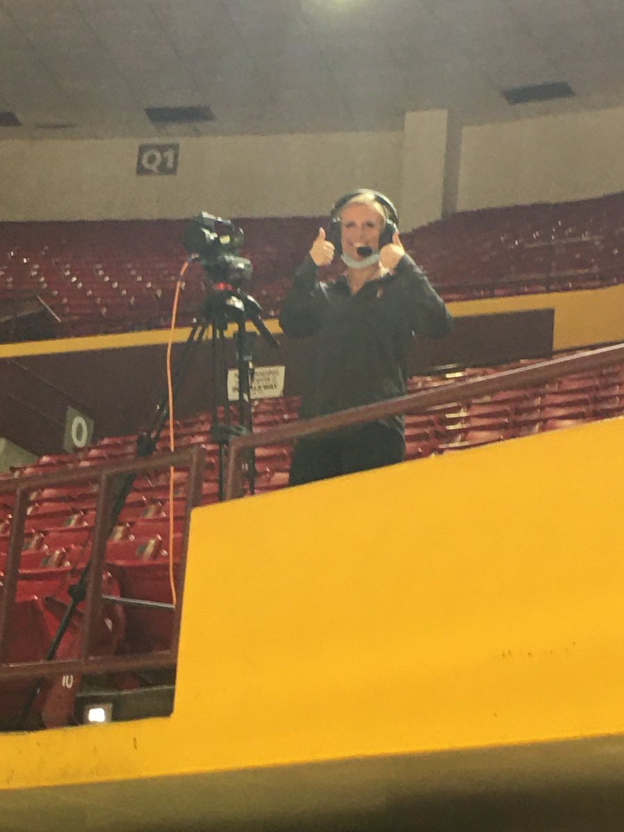 markaredaville's tweet photo. StreamTeam at first ASU women’s games of season. We’re ready! Game will start in 10 minutes. ⁦@Cronkite_ASU⁩ ⁦@ASUathletics⁩ ⁦@Pac12Network⁩ https://t.co/GBL9jA0667