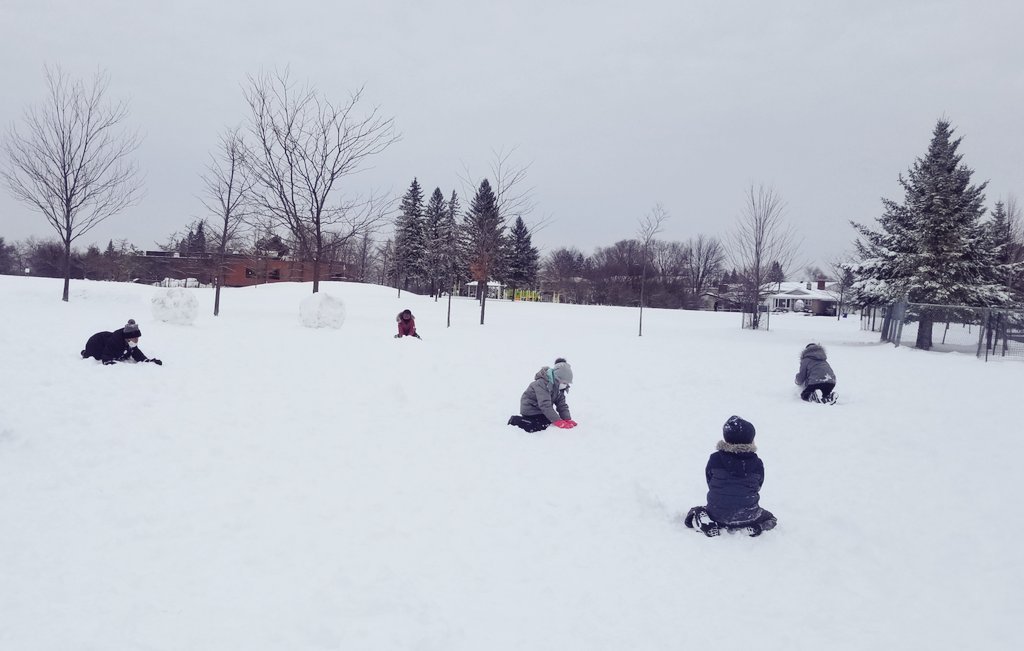 MmeFranceM's tweet photo. Learning in a winter wonderland ❄️ R12A students had so much fun making different family members in the snow &amp; naming them in French! @MsChennette @FeatherstonPS https://t.co/c0nFEKNkHV
