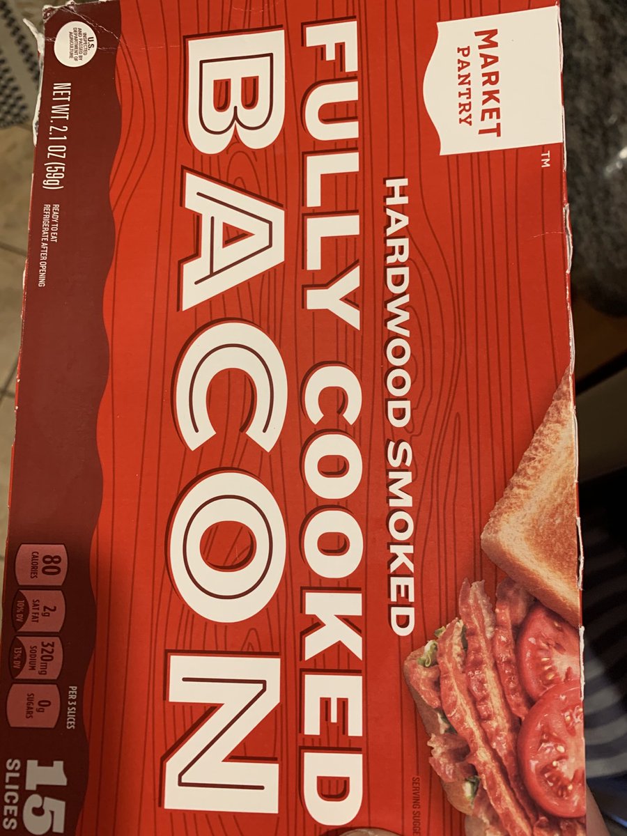 ⁦<a href="/MarneyGellner/">Marney Gellner</a>⁩  You can buy fully cooked bacon!