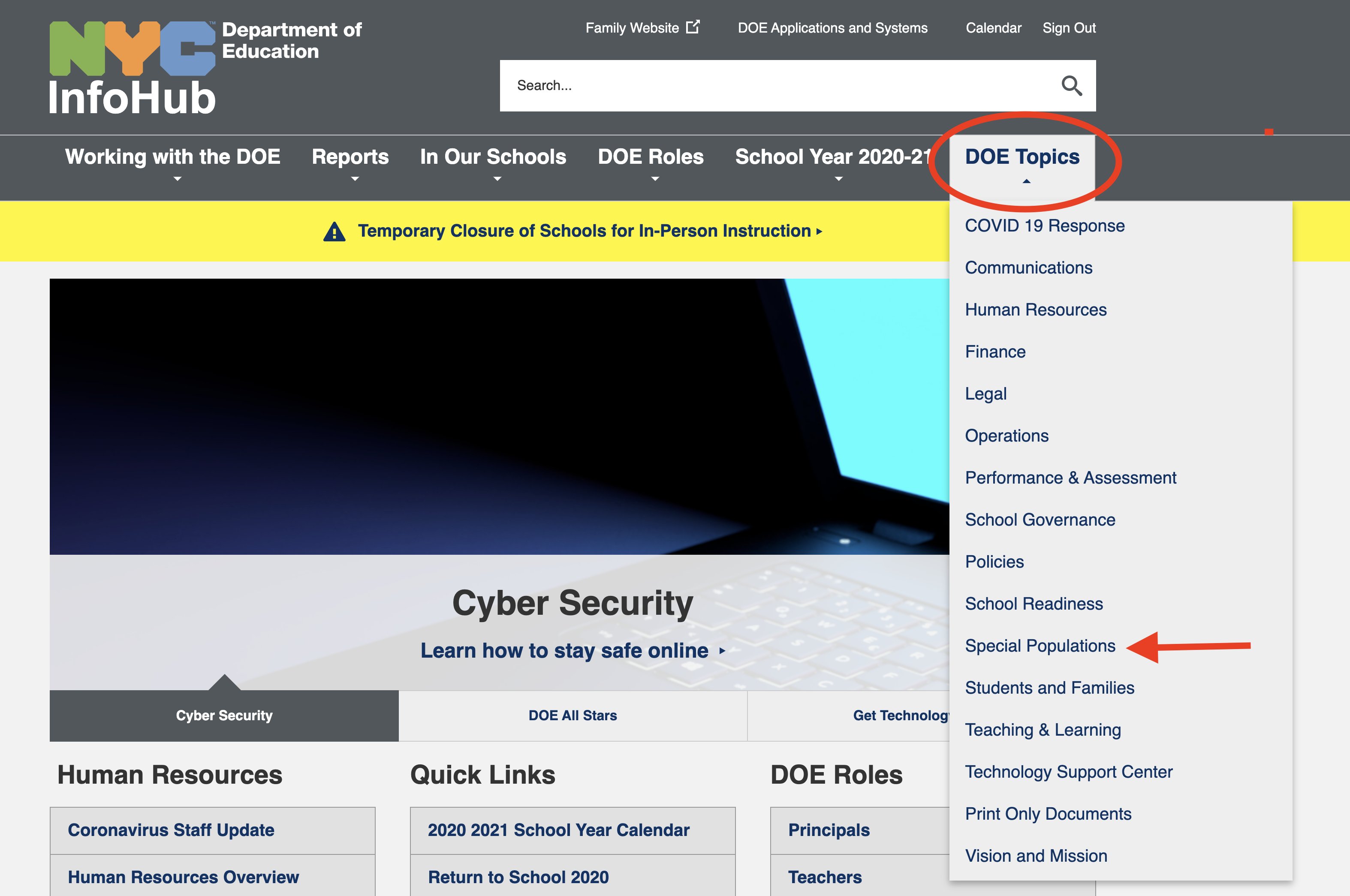 Doe Infohub