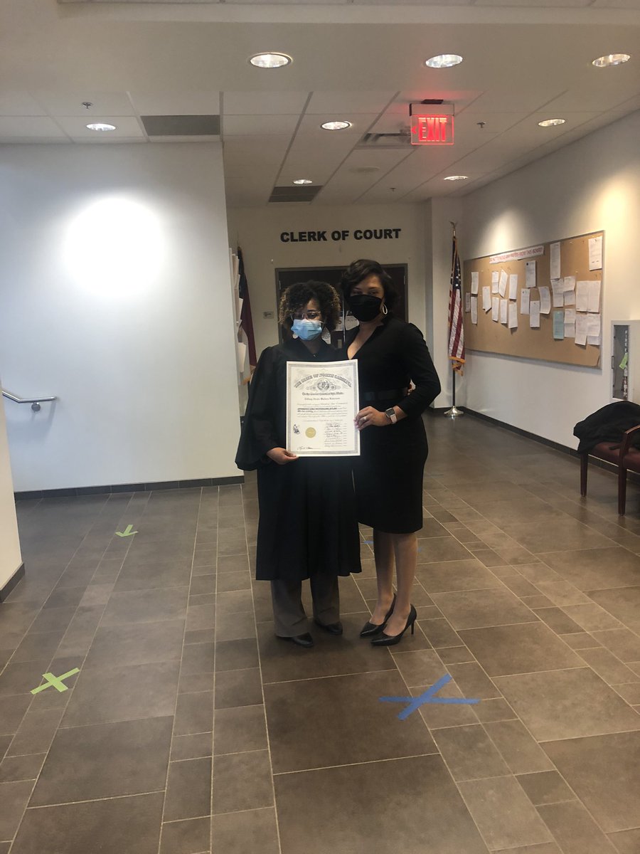 MsTiffsunshine2's tweet photo. Soo..today was a great day! I took the oath to uphold the laws of NC and the US Constitution. A childhood dream that came true #DelayedNotDenied 🙌🏽🙌🏽💪🏽💪🏽 https://t.co/UOgF8NUFyh