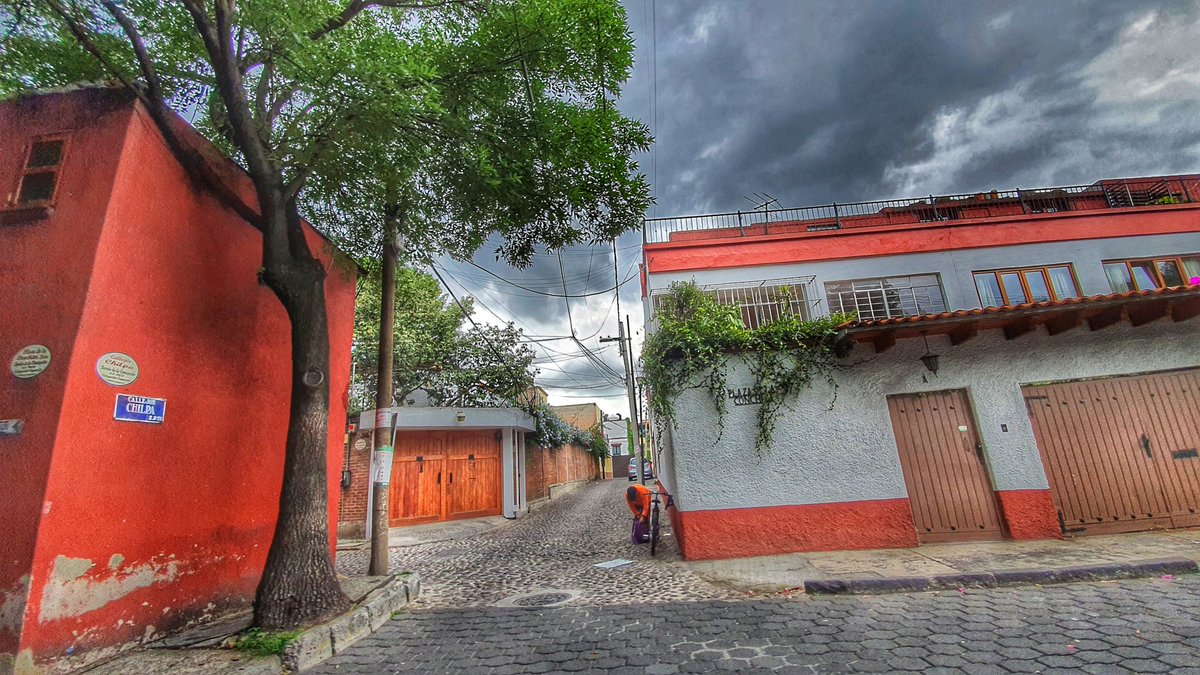 Rincones en #Coyoacán 
Desde el famoso barrio de la Conchita.