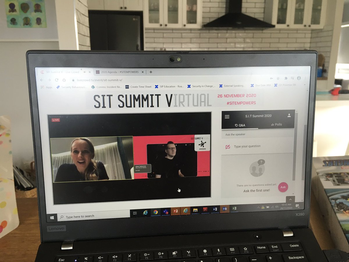 SITempowers's tweet photo. And we are off! The 5th annual Security Influence and Trust Summit. Slightly different approach this year, but the same amazing line up of our industry peers.  @craigtempleton @fi0na_an @ezk80 https://t.co/L2KPmx71hp