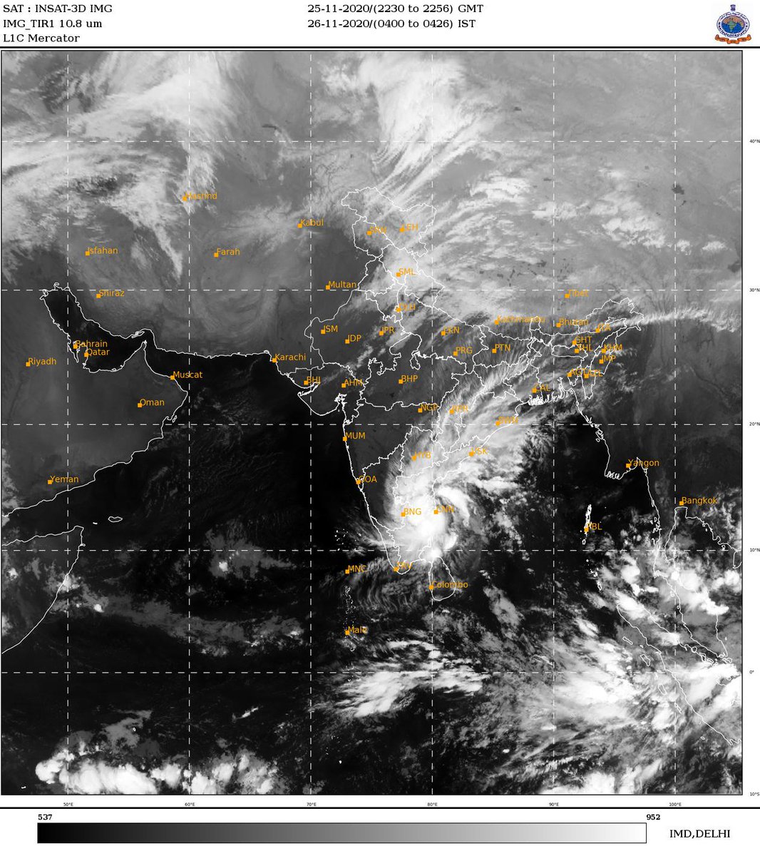 கரையை கடந்தது நிவர்!

நவ.23 5:50 AM- தென் மேற்கு, தென்கிழக்கு வங்கக்கடலில் காற்றழுத்த தாழ்வு மண்டலமானது

நவ.24 8:30 AM - புயலாக மாறியது

நவ.25 10:30 PM - புதுவைக்கு வடக்கே 30 கிமீ தொலைவில் கரையை கடக்க துவங்கியது

நவ.26  2:30 AM - முழுவதுமாக கரையை கடந்தது

#NivarCylone