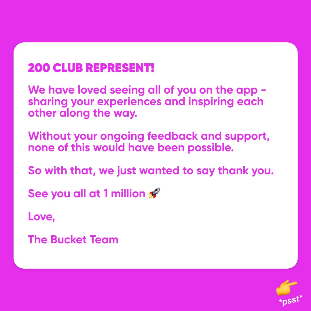 Bucket tweet media