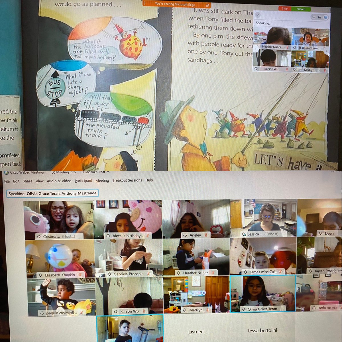 MrsArtusa's tweet photo. #GiveAHootFor First graders design their very own Thanksgiving Day parade balloon floats after listening to a wonderful read aloud of Balloons Over Broadway. #RemoteStem #WaverlyPark #MarionStreet #WestEnd #LynbrookPride @Mrs_Eitingon @AllisonCurranEC @MarionStreetLyn https://t.co/zCQbLfgsF8