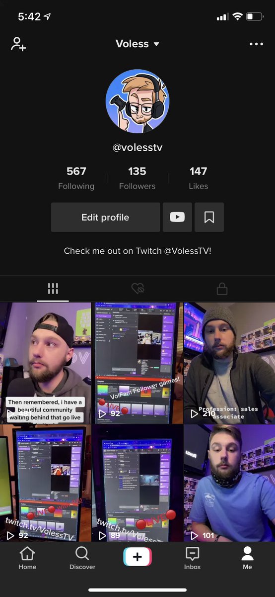 ItzVeeTV's tweet photo. So I do this now. I do this thing. I would appreciate a few of you checking out some of my vids 😊 #SmallStreamersConnect #TikTok #SmallStreamersCommunity #smallstreamers #unitedvindication https://t.co/7FfLaIiY7A