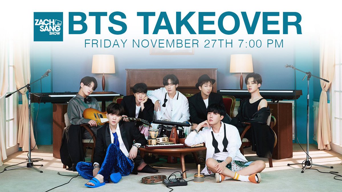 z96fwb's tweet photo. Friday night is going to be 두려움을 일으 키게 하는 (awesome) @ZachSangShow #BTS https://t.co/tpNoPNI5ie