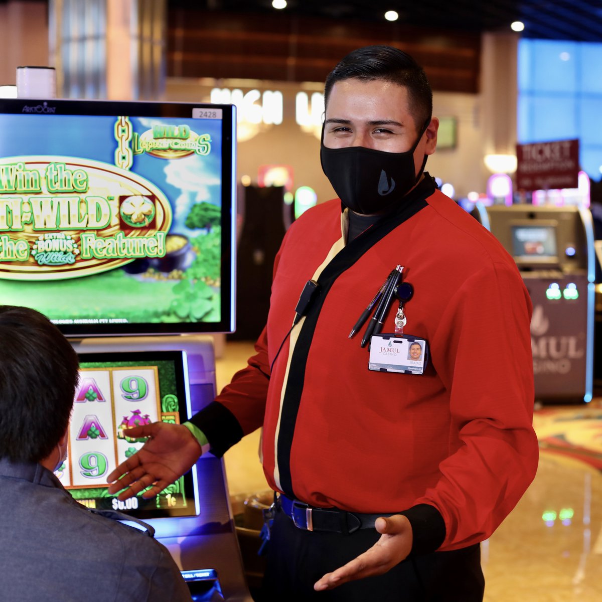 jamulcasinosd's tweet photo. As a Slot Attendant, Anthony is here to make sure your gaming experience is the best it can be. He can't wait to hand you your next big jackpot win! π€© #teamjamul #jamulcasinosd https://t.co/PLzdtbxo23