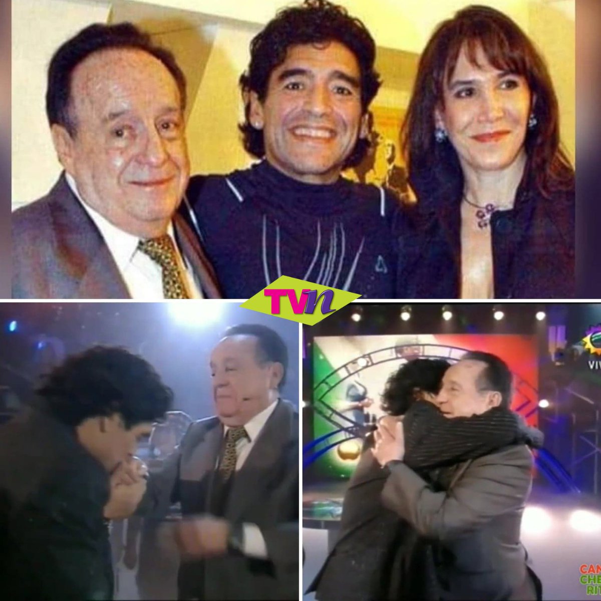 TVNotasmx's tweet photo. Diego Armando Maradona consideraba a Roberto Gómez Bolaños su idolo., por lo que lo invitó a su programa, ‘La noche del diez’, en Argentina, en 2005. “Pasé momentos muy malos en mi vida. Pero cuando veía 'El Chavo',  me entraba una tranquilidad muy grande. https://t.co/0XHgnv4EYF