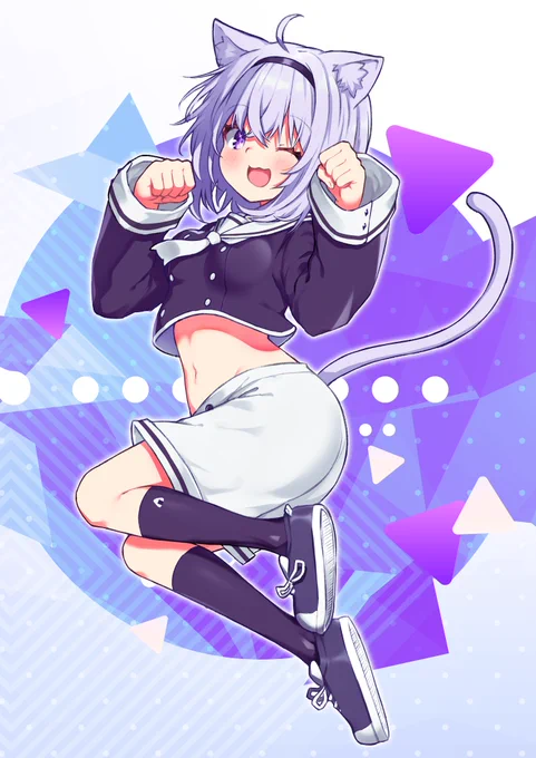 NYA~!!
#絵かゆ 