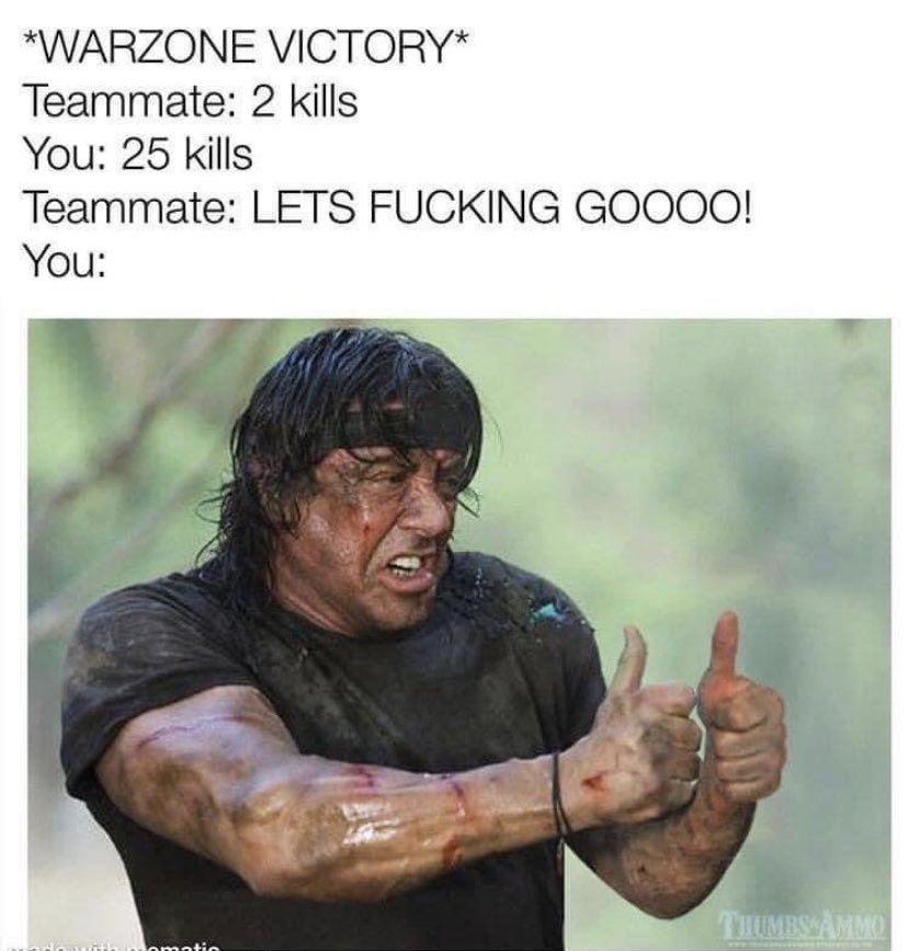 JayLRey's tweet photo. I am Teammate & Teammate is me! #WarzoneBot https://t.co/0Leg1hiCKG