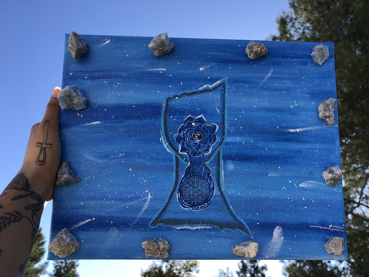 TatianaHDesign's tweet photo. Throat chakra - Flower of Life
✨11x14✨
✨Available For Purchase✨
#throat #chakras #bluecalcite #crystals #paintings #artist #ArtistOnTwitter #art #heal #Healing https://t.co/gBToUU3K8M