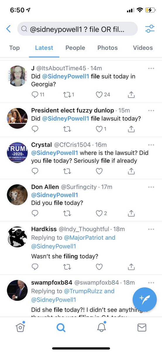 Update on how Q members/Trump supporters are handling the newest lie from Sidney. Seems most are confused. Some think the Kraken is still coming later tonight. A search on twitter shows a bunch of emotionally vulnerable people waiting on a promise that was never going to be kept