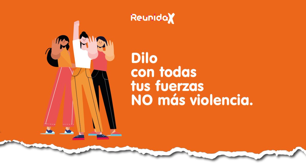 ReunidaX's tweet photo. Erradiquemos la violencia contra las mujeres. #NiUnaMenos #NiUnaMás https://t.co/BUzm11MS4G