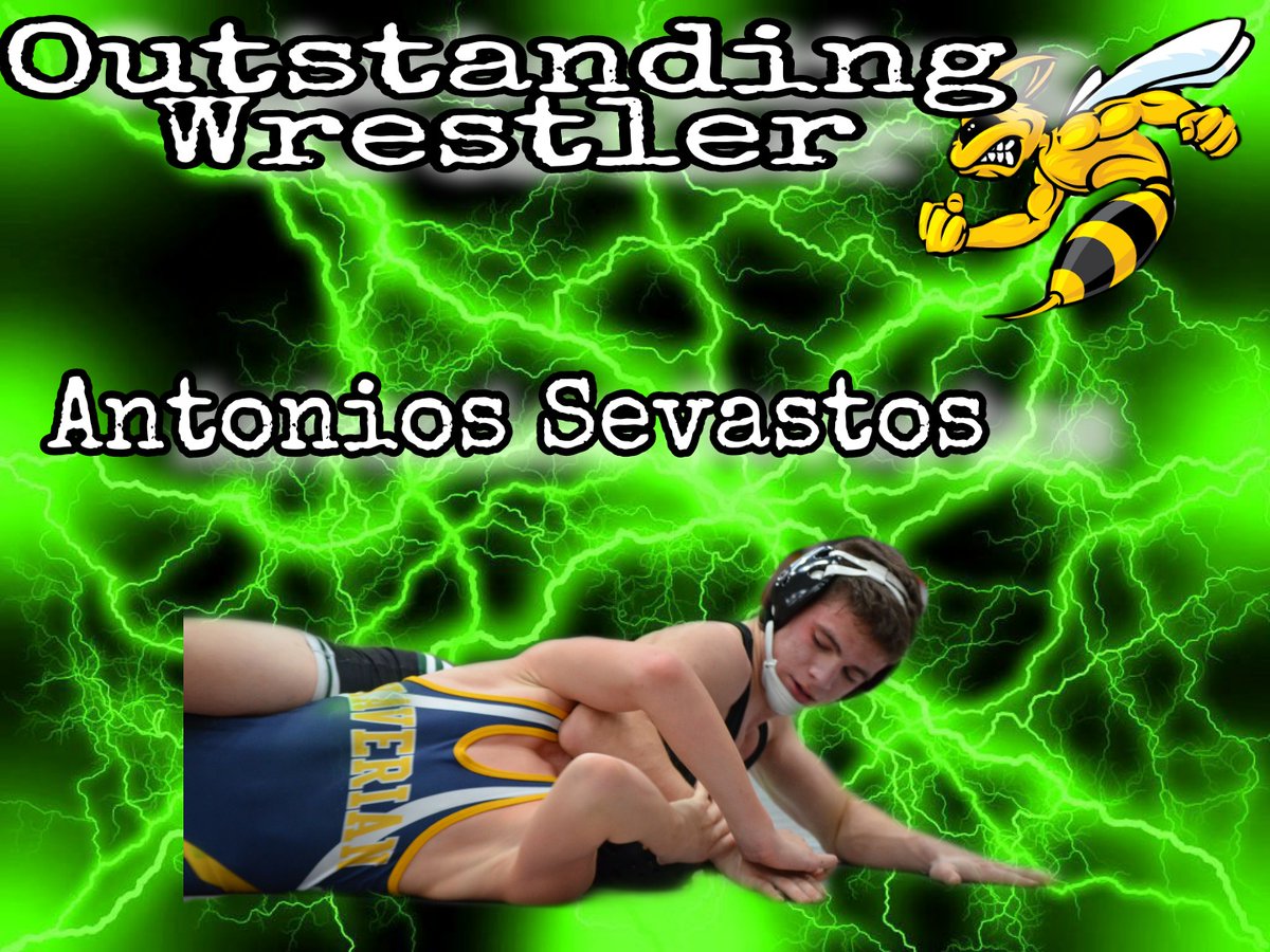 Outstanding Wrestler is the next award and this wrestler was truly outstanding! Antonios finished a great career with a State Title! The Outstanding Wrestler Award goes to Antonios Sevastos.