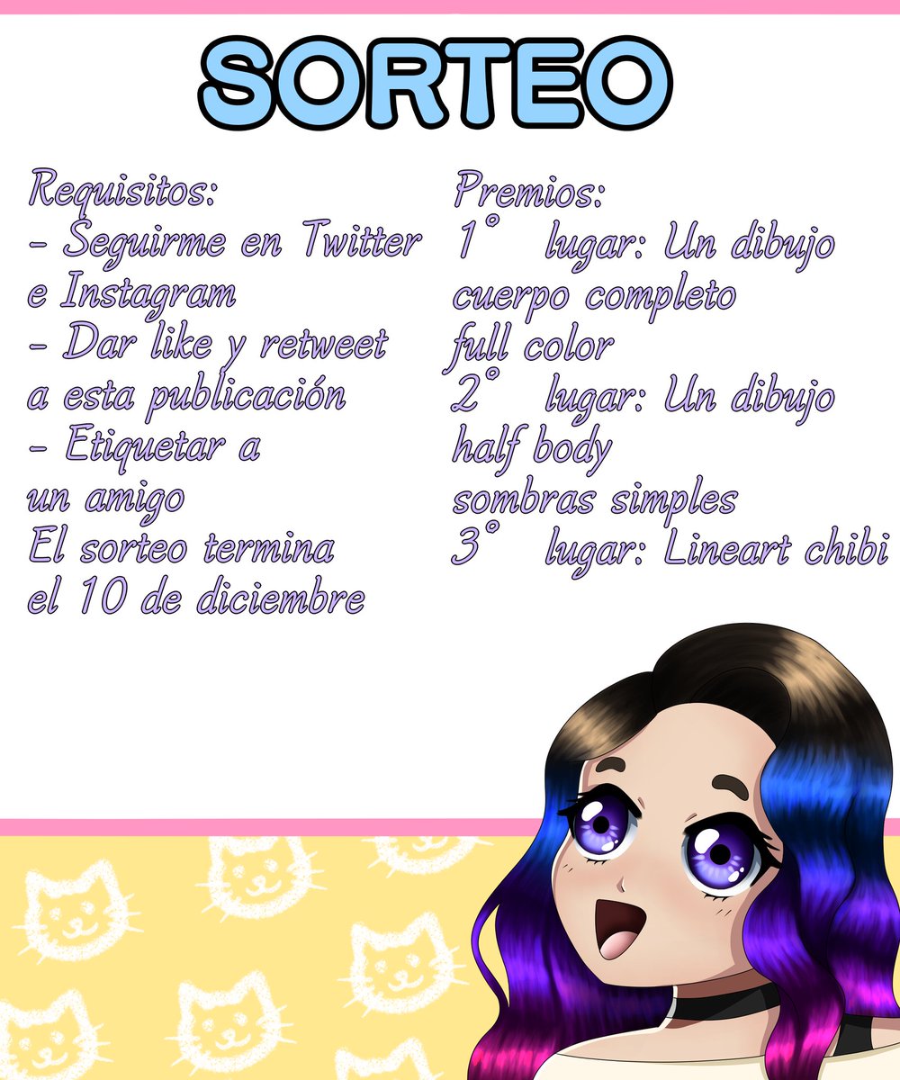 ArtsNanyi's tweet photo. SORTEO// ART RAFFLE
Habrá 3 ganadores.
Lean muy bien las instrucciones que están en las imágenes.
El sorteo termina el 10 de diciembre
Aquí está mi instagram: https://t.co/00LIS1mH7e
#art #artraffle #raffle #dibujo #sorteodedibujo #SORTEO https://t.co/E8fyzynljV