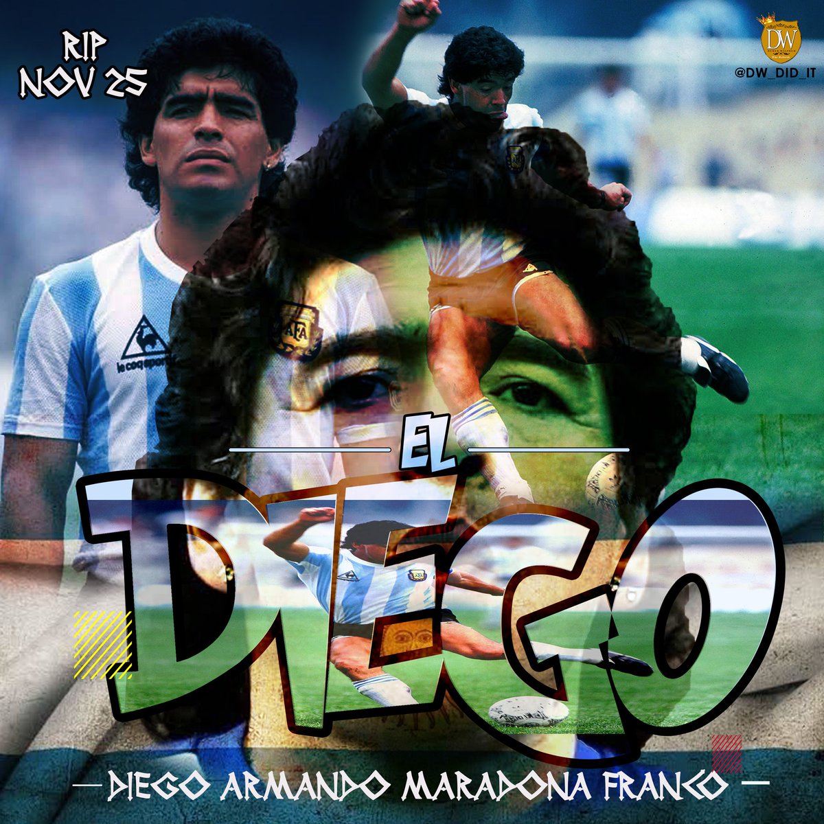 Kingderekwilfre's tweet photo. Rip great one!!! ✊🏿 #AdiosDiego #DiegoArmandoMaradona #diegomaradona https://t.co/MzcbQ9Y2gC
