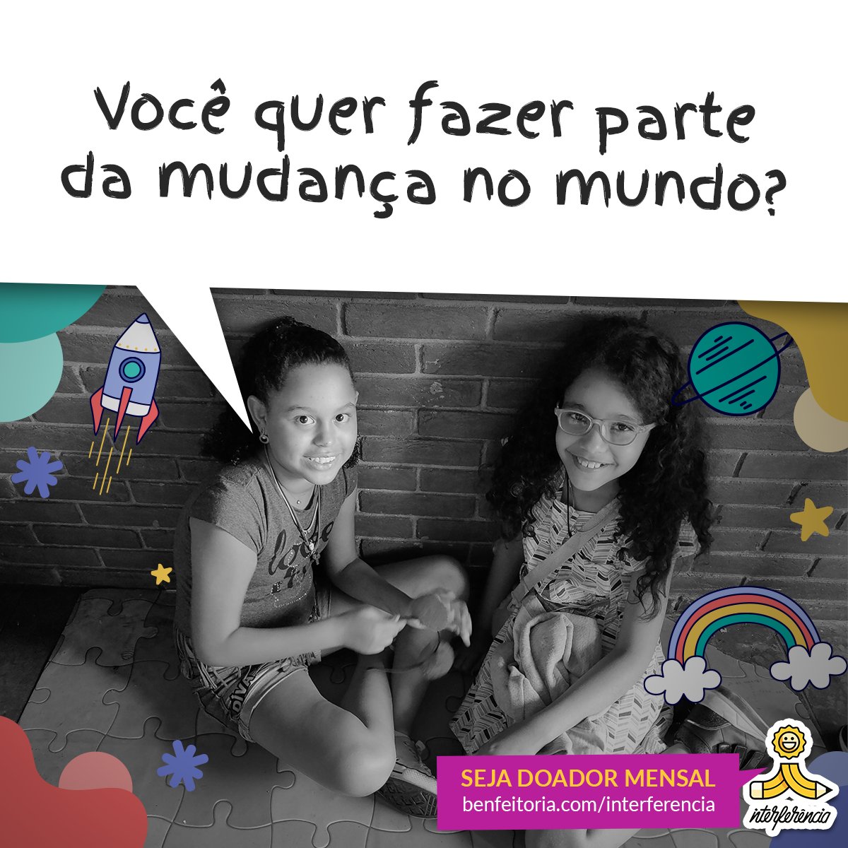 interferenciasp's tweet photo. Seja parceiro da Interferência e faça parte da mudança que você quer pro mundo. :) 
Acesse https://t.co/zBzsydZh6N e torne-se um doador mensal. 

#1dasul #capaoredondo #onginterferencia #doar #diadedoar #parceiro #ong #educacao #periferia #ficaemcasa https://t.co/XMJa7CqLMi