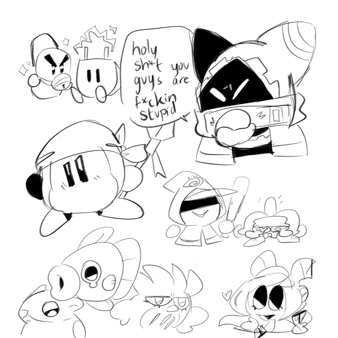 kirby kirby kirby kirby kirby kir--wait i didnt even draw him 