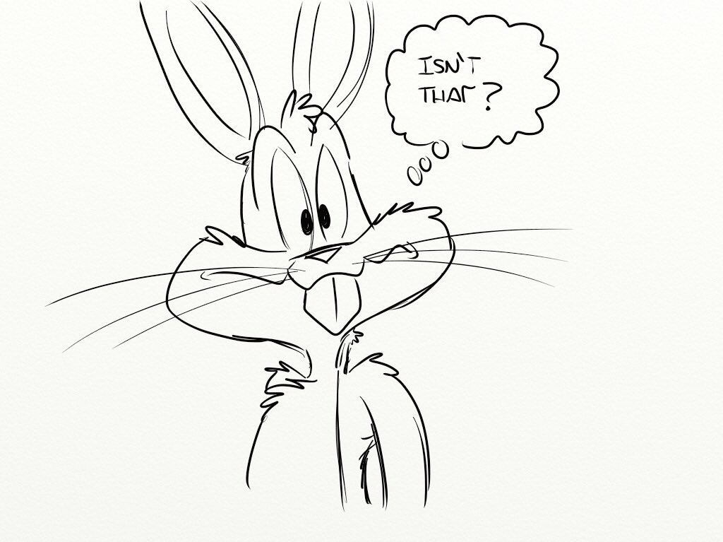 's tweet image. Today is Woody Woodpecker’s 80th birthday, a fact most people wouldn’t know these days, felt like drawing this to honour our favourite wacky bird. 

Do find it appropriate how @bauzilla voices both of these icons now #WoodyWoodpecker80 #BugsBunny #samecreator #benhardaway